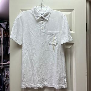 NWT- Men’s White Collared Polo